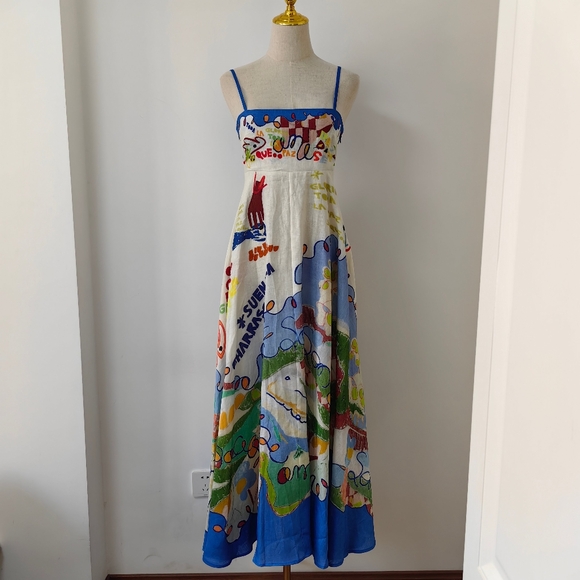 Alemais Colorful Printed Maxi Dress - Picture 5 of 13